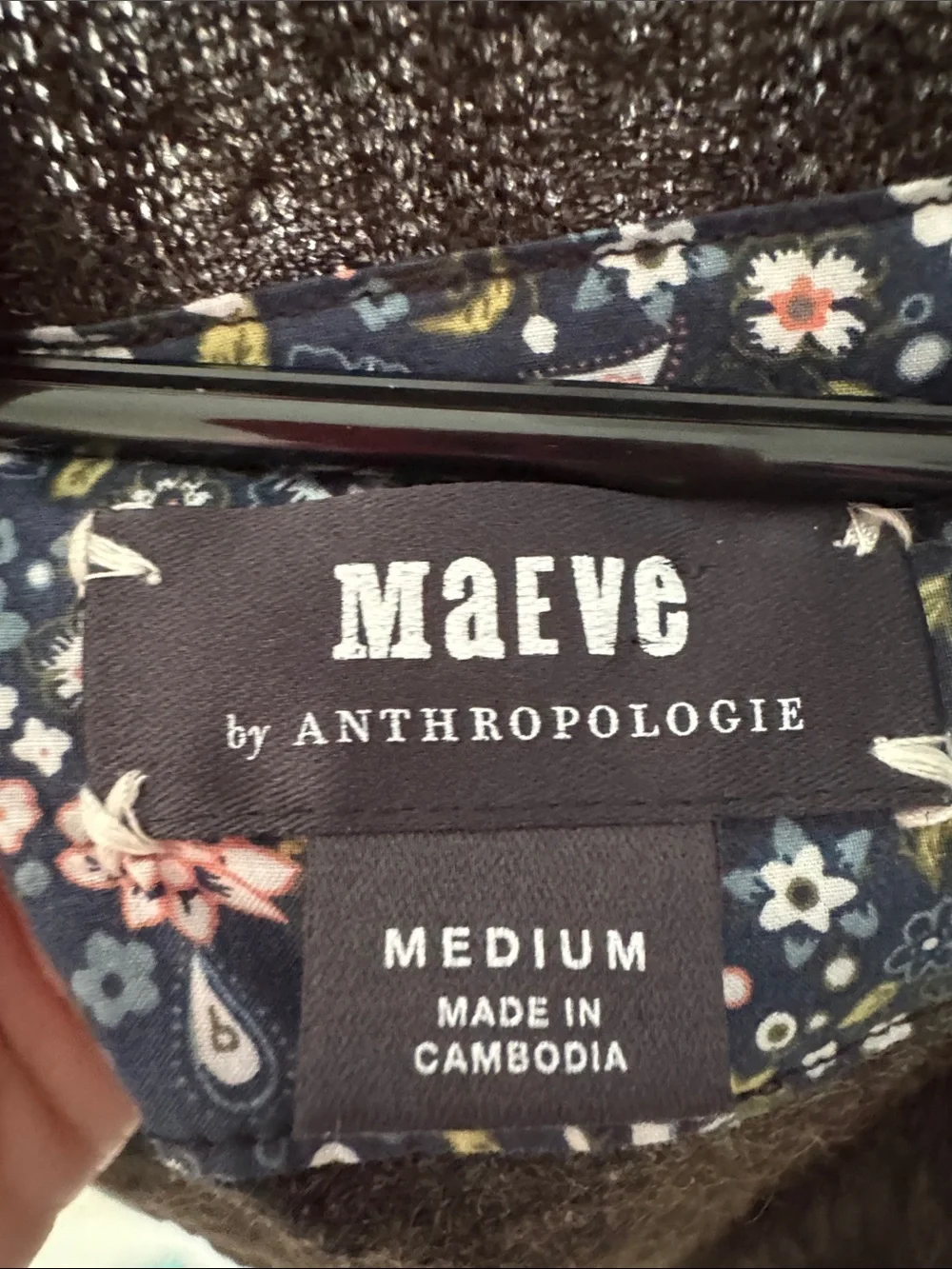 Maeve Charcoal Ribbed Draped Pullover Cardigan